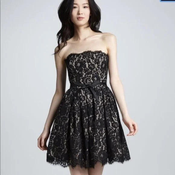 Robert Rodriguez | Dresses | Neiman Marcus For Target Dress By Robert  Rodriguez Black Lace Strapless | Poshmark